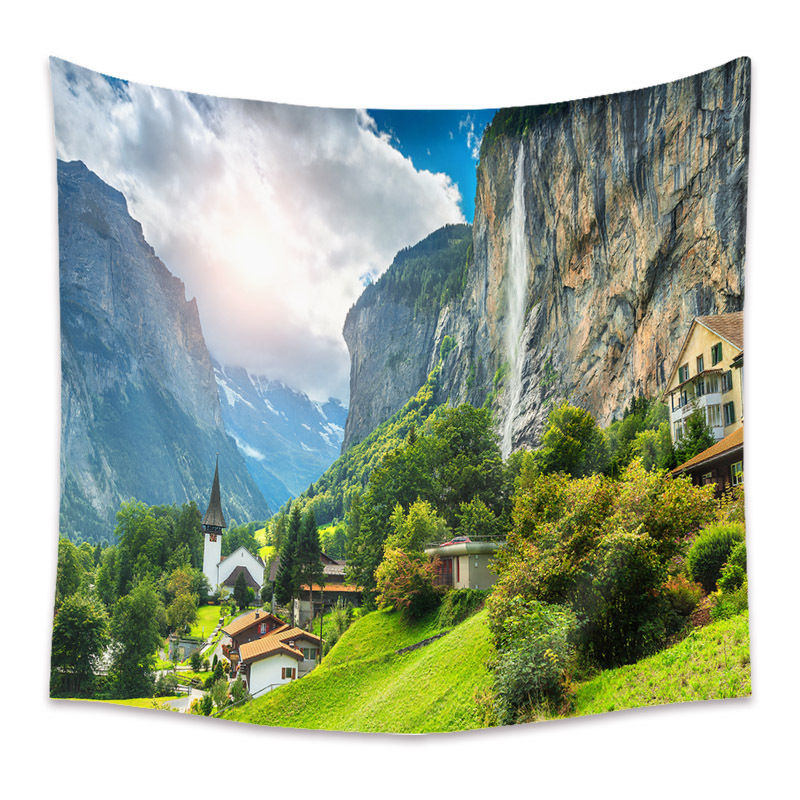 Fashion Landscape Wall Decoration Cloth Tapestry Wholesale Nihaojewelry display picture 68