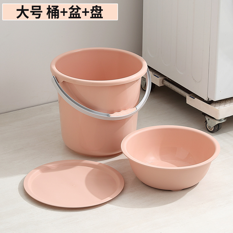 북유럽 분말 [대형 배럴 분지 플레이트] 3 종 세트 * 물 배달 스푼
