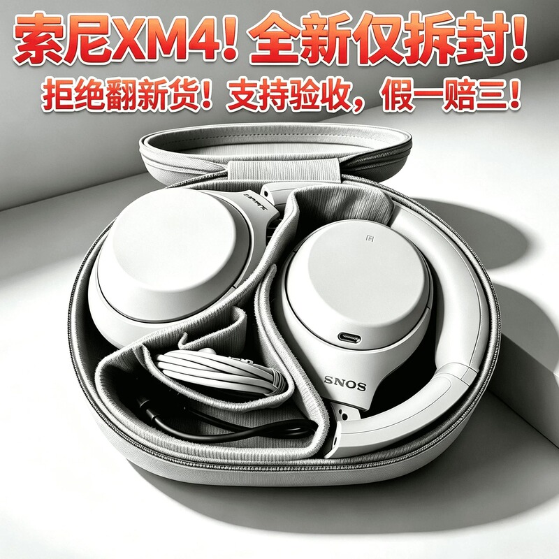 WH-1000xm4: Over-ear wireless Bluetooth headphones with noise cancellation, portable design, and high-quality sound