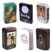 新款鐵盒 高檔 燙金工藝 英文塔羅牌 tarot cards deck 一件代發