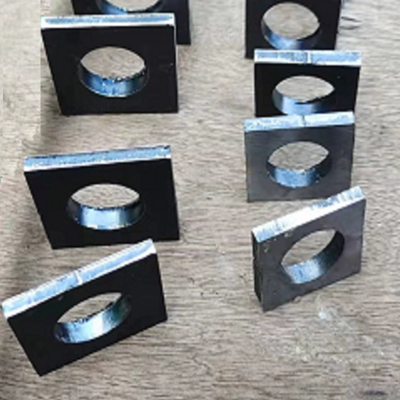 Скошенная квадратная прокладка Q235 Скошенная квадратная прокладка Квадратная скошенная прокладка Квадратная прокладка Встроенная прокладка Скошенная прокладка Угловая квадратная скошенная прокладка