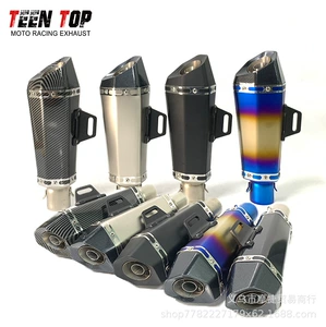 Motosiklet üçün modifikasiya edilmiş qaz borusu Yamaha R3R25R6 Kawasaki Zx6R10Rz900 Scorpio universal