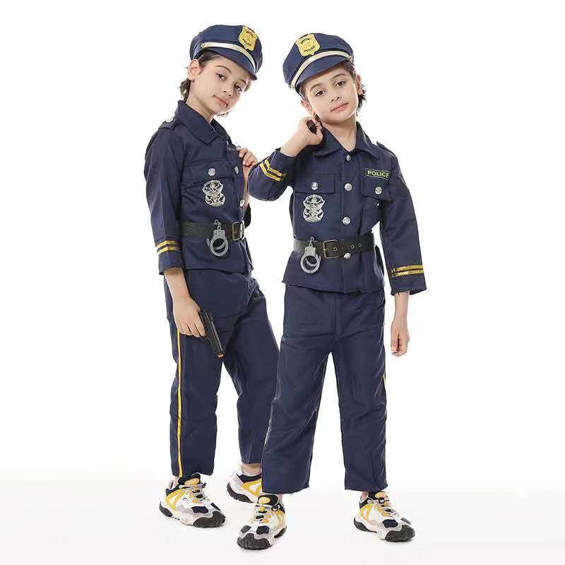 万圣节儿童节服装消防员警察小木工飞行员医生律师儿童角色扮演服详情4