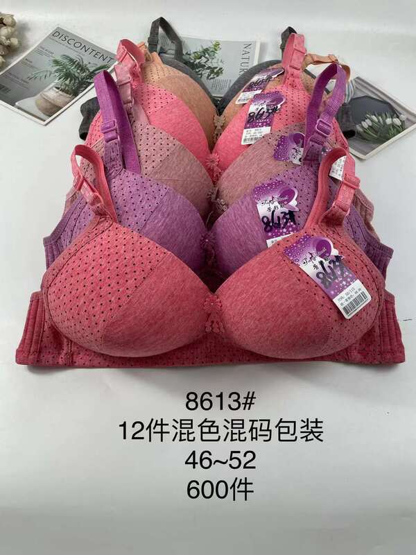 New Cambodia Mexico European and American Foreign single women's underwear comfortable wireless plus size bra factory wholesale