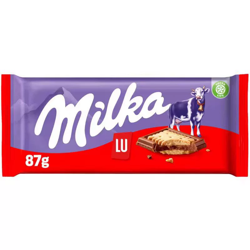 Импортированный шоколад (MILKA) большая плитка — ореховый молочный сэндвич, ассорти вкусов, ~100 г