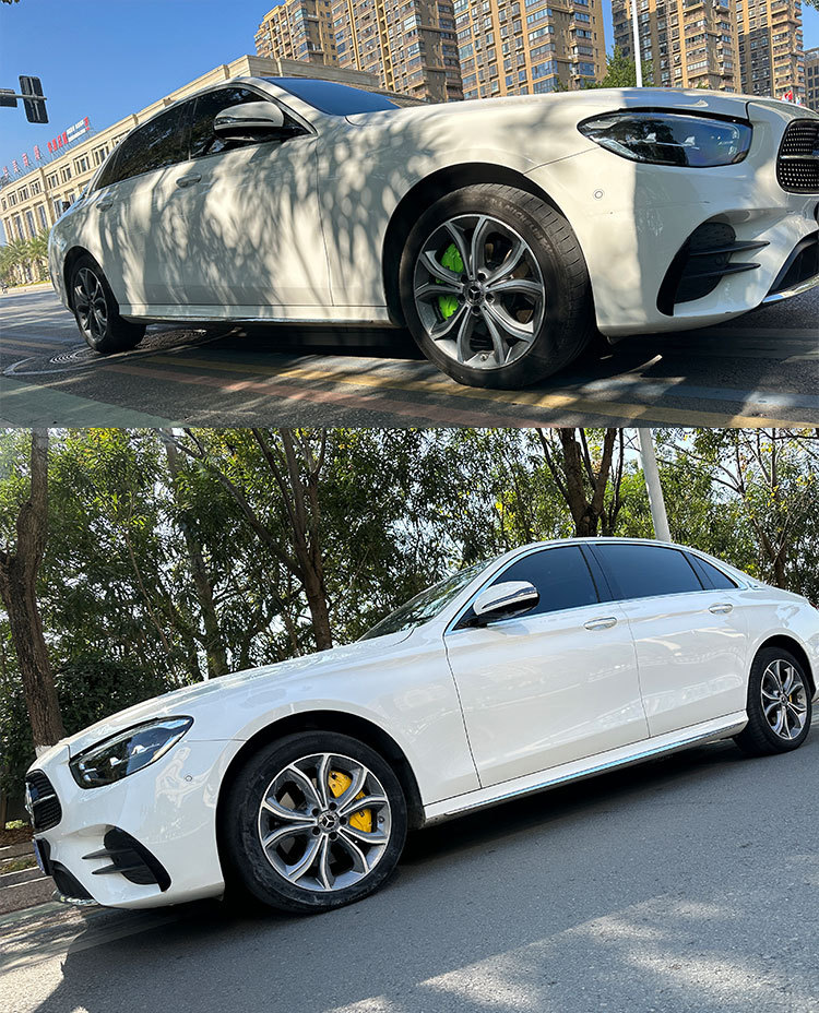 Suitable for Mercedes-Benz A-Class brake caliper cover modification for C-Class, E-Class, aluminum alloy GLA, GLB, GLC, specifically for E260, E300