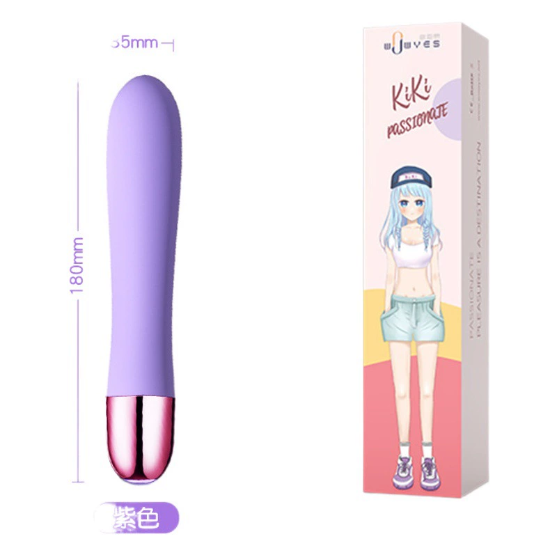 Вибратор KIKI для женщин, перезаряжаемое выдвижное устройство для мастурбации, массажная палочка для взрослых, страстная секс-игрушка для пар.