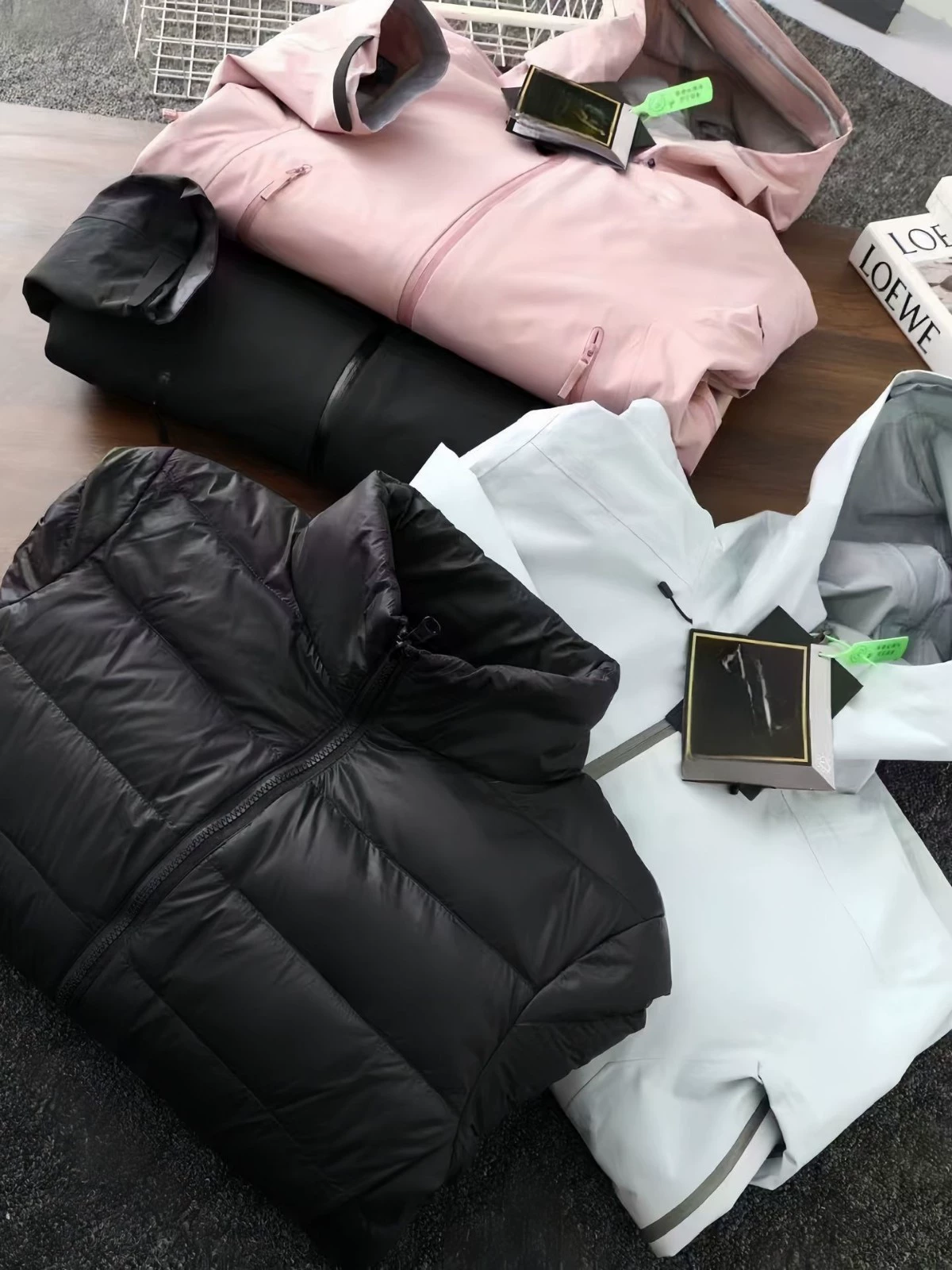 Зимняя водонепроницаемая куртка, съёмная подкладка с пухом и капюшоном, три в одном
