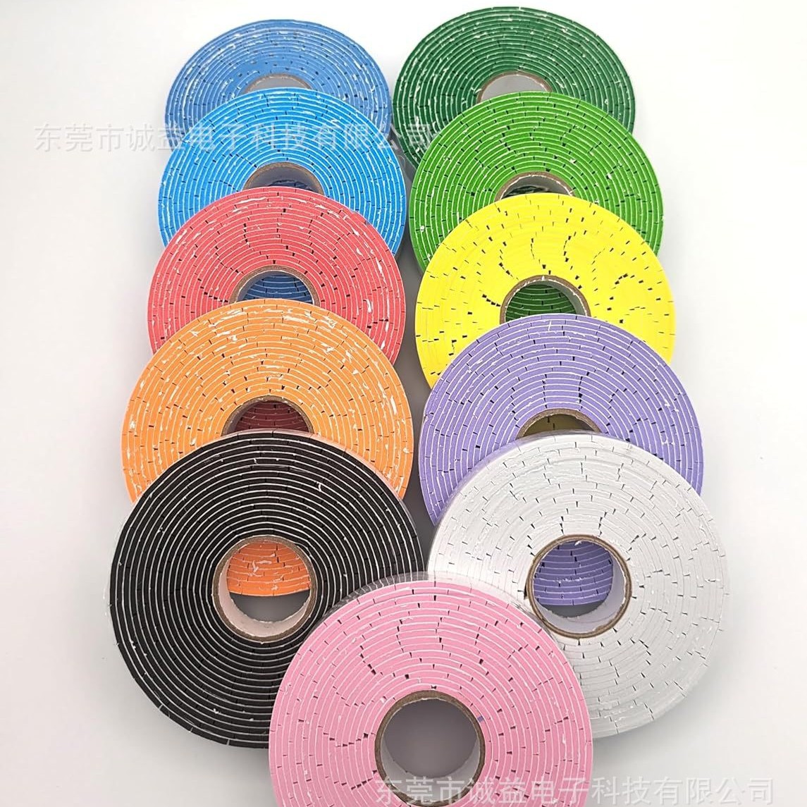 Foam pre-cut tape roll