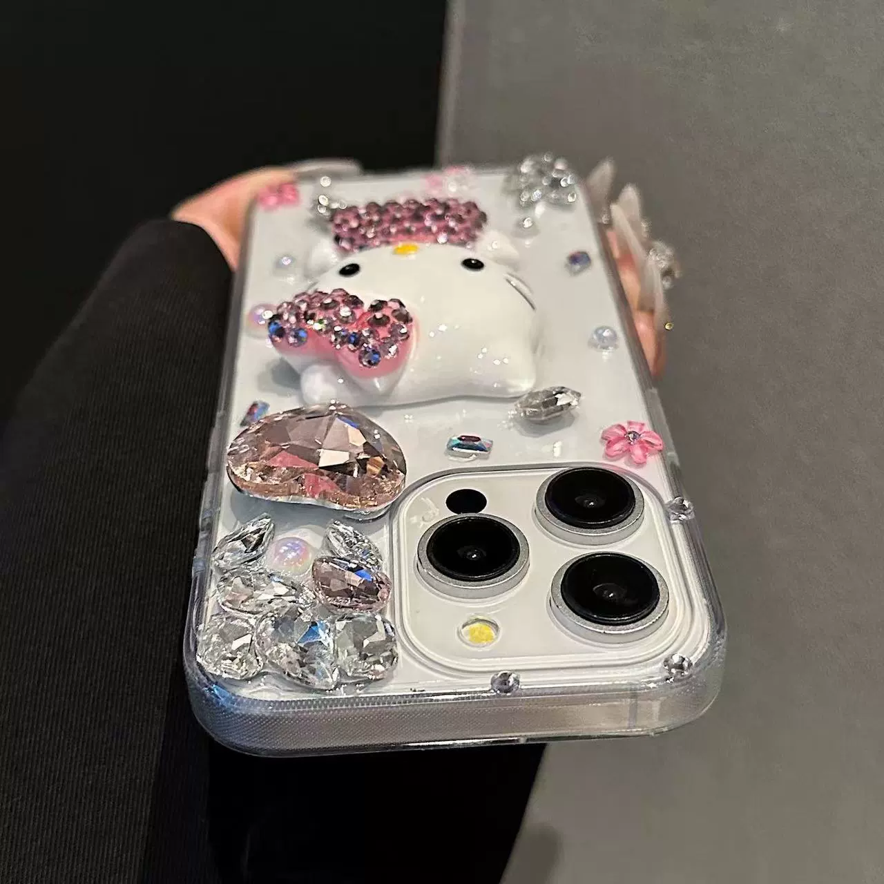 Чехол для Samsung с объёмным рисунком Hello Kitty, совместимый для S25, S24, 24S, S23