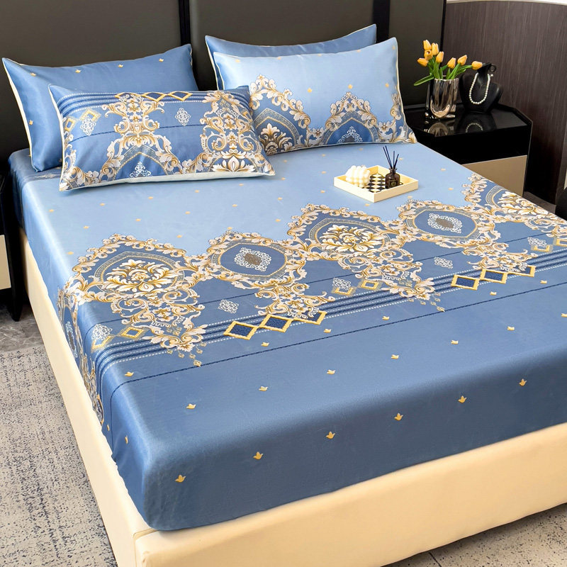 Cama de hielo de verano, cama desnuda de lujo ligera, cubierta de protección de colchón todo incluido, cubierta de cama de hielo lavada con agua. image 16