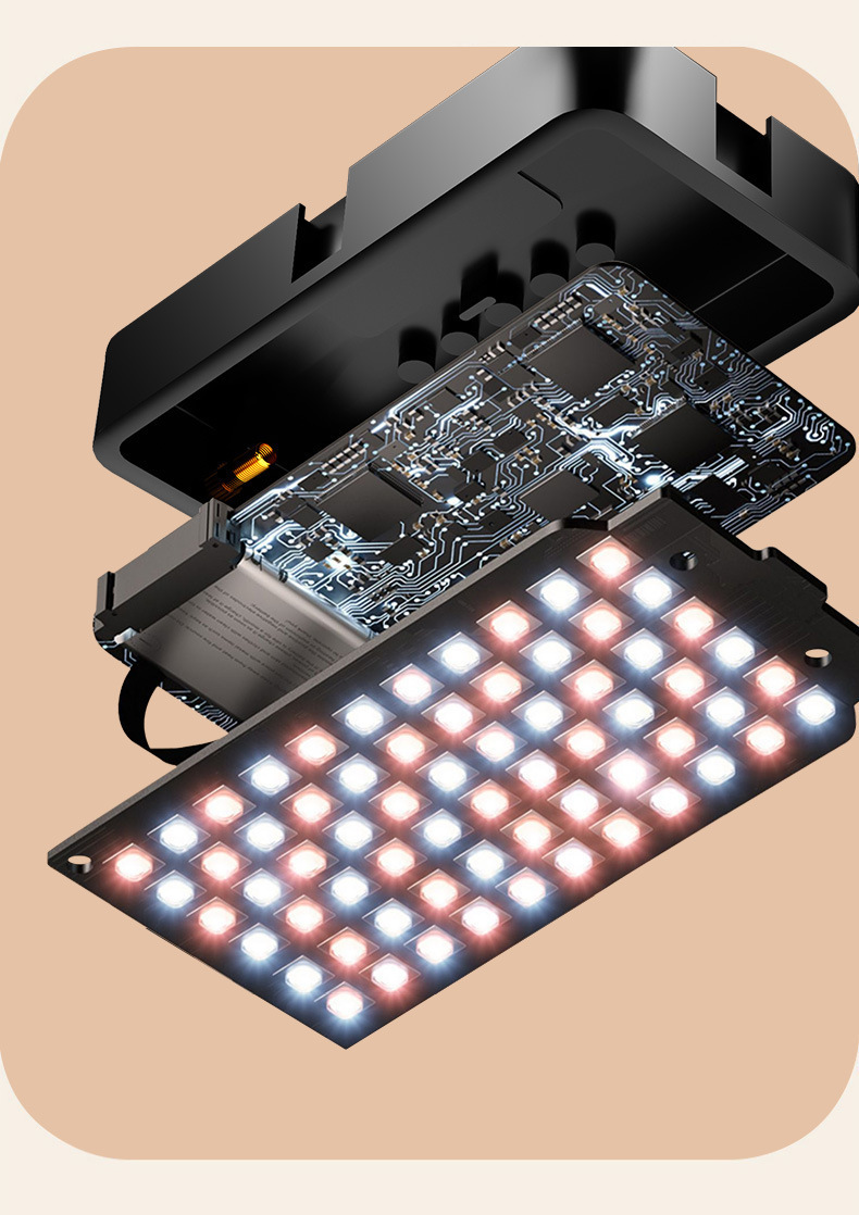 M160RGB Tam Renkli Telefon Dolgu Işığı LED El Tipi Canlı Yayın Fotoğrafçılık Fotoğraf Atmosfer Işığı Taşınabilir Işık Cep Lambası