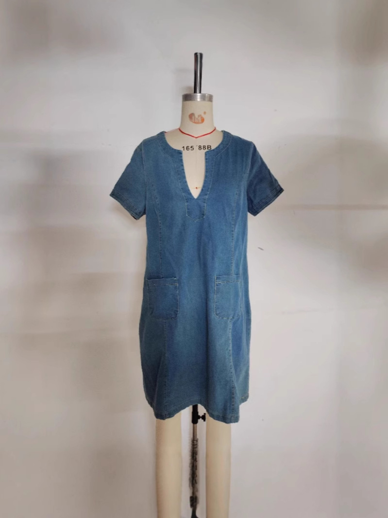 summer denim dress