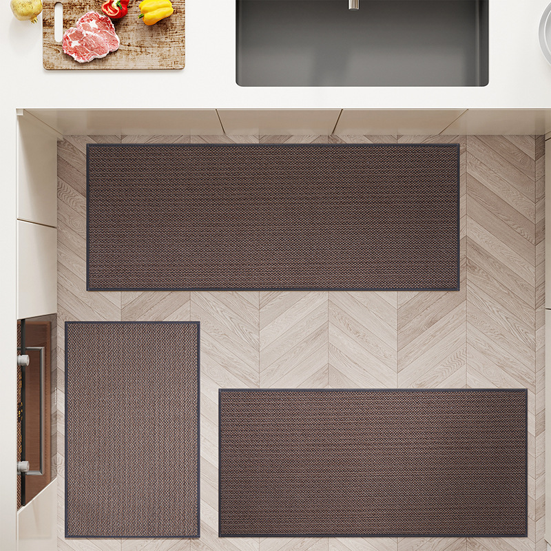 Alfombra de piso de cocina antideslizante a prueba de aceite alfombra impermeable lavable borrable estera de puerta resistente a las manchas alfombra de piso absorbente