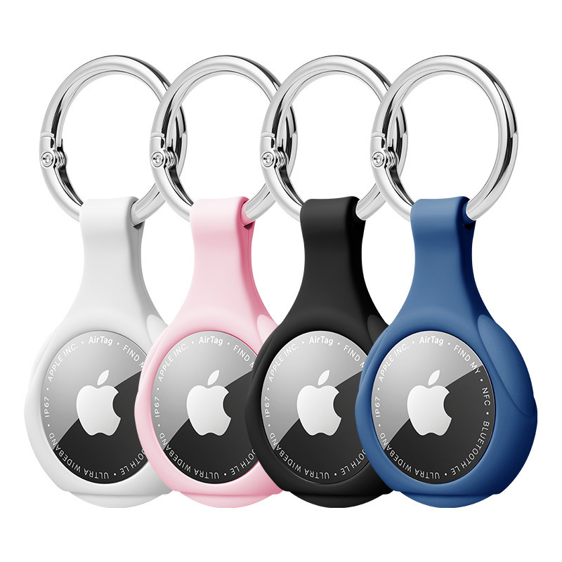 Suitable for Airtag silicone protective case, popular in foreign trade, metal material, super strong anti-fall protective case, wholesale Suitable for Airtag silicone protective case, popular in foreign trade, metal material, super strong anti-fall protective case, wholesale