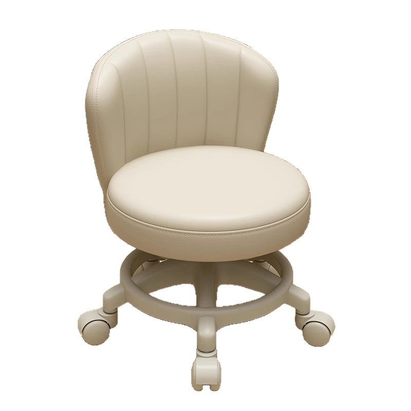 Rueda universal taburete pequeño polea doméstica taburete bajo con bebés banquete para niños pequeños taburete redondo respaldo de la sala de estar móvil image 6