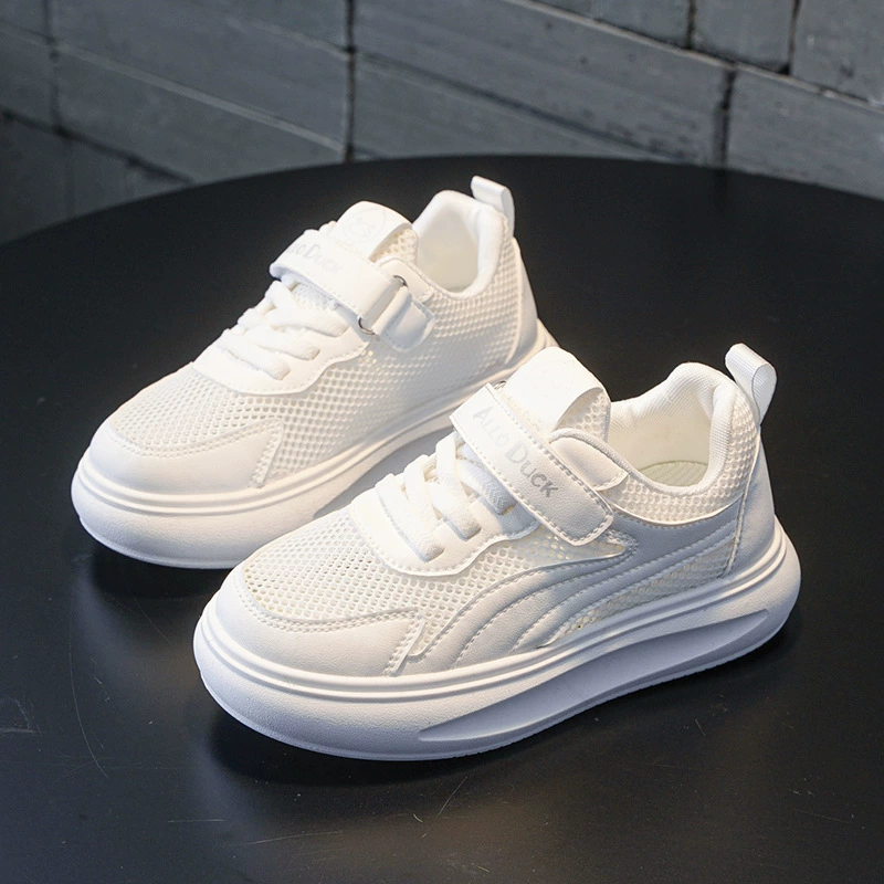 Весенние и осенние новые детские кроссовки для мальчиков и девочек на мягком подошве