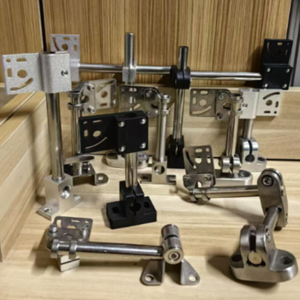 通用标准光电可调节传感器支架25.4mm尼龙铝合金不锈钢