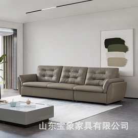 新款奶油风客厅小户型沙发现代简约轻奢科技布艺沙发家用云朵沙发