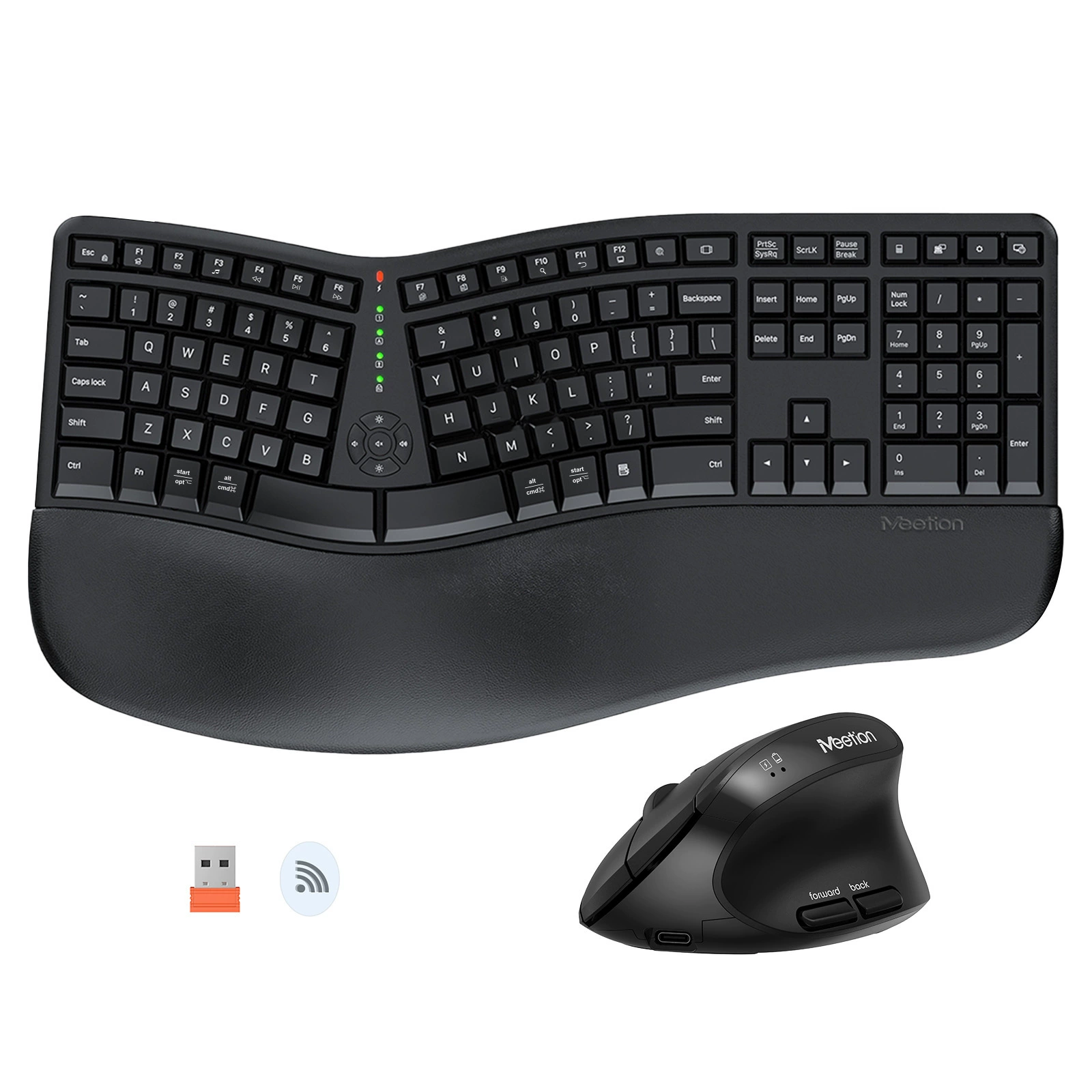 Physiological keyboard, mouse, wireless set, mute laptop for office, 4G