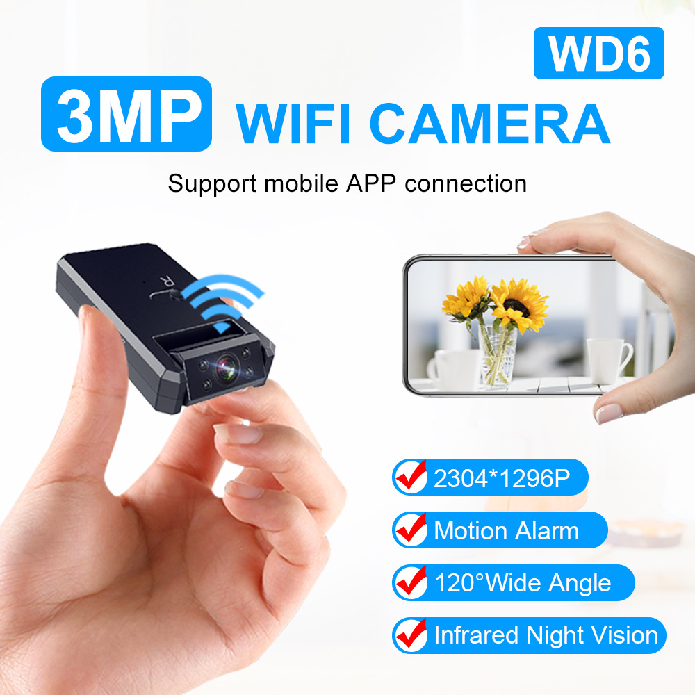 Cross-border WD6 smart wireless WiFi surveillance camera security network camera mobile phone remote HD home