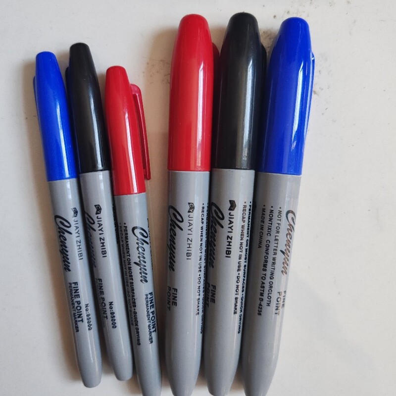 Cross-Border Super Large Capacity Tattoo Painting Pen Tattoo Oily Marker 99000 Round Head Quick-Drying Marker Express