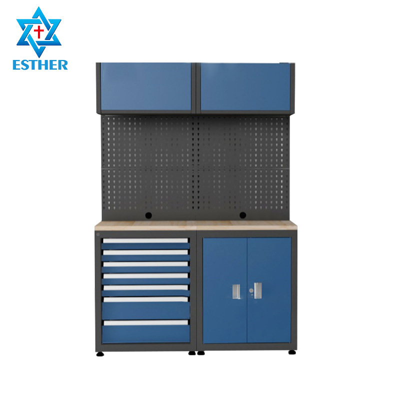 Heavy-Duty Drawer-Type Cold-Rolled Steel Plate Workshop Repair Cabinet Mobile Workstation Combined Multi-Functional Auto Repair Workbench Heavy-Duty Drawer-Type Cold-Rolled Steel Plate Workshop Repair Cabinet Mobile Workstation Combined Multi-Functional Auto Repair Workbench