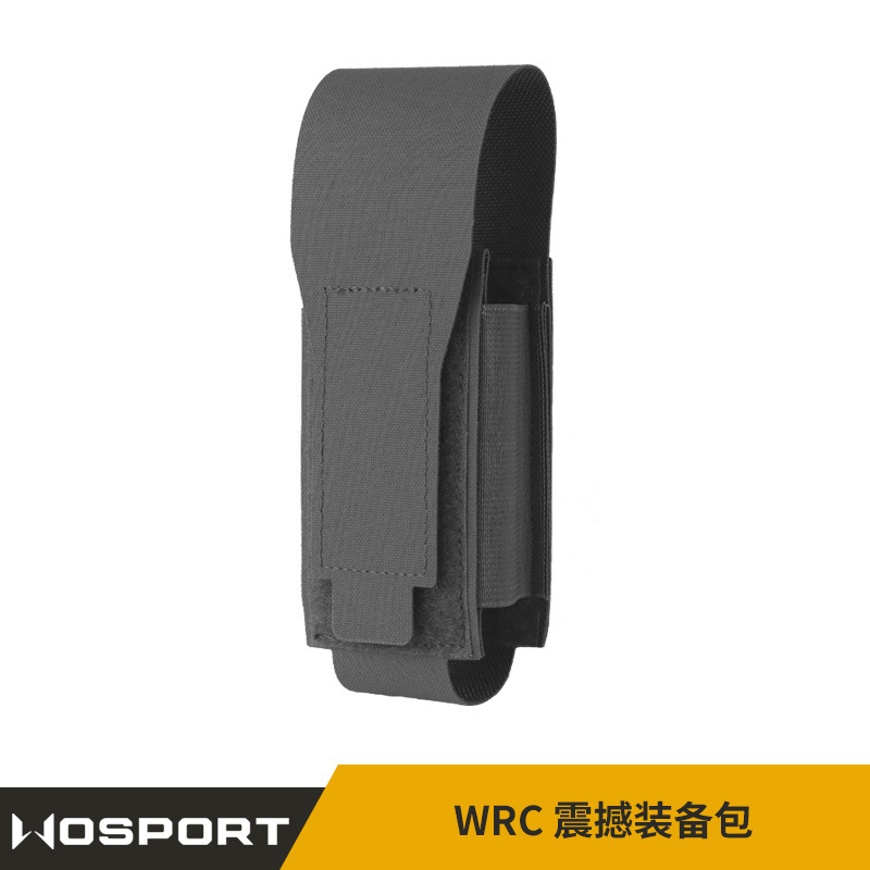 WOSPORT MOLLE system equipment solid color WRC accessory bag, 2 installation methods, Velcro storage