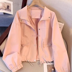 休闲棒球服外套女2025新款春款小香风小个子夹克衫冲锋衣薄款
