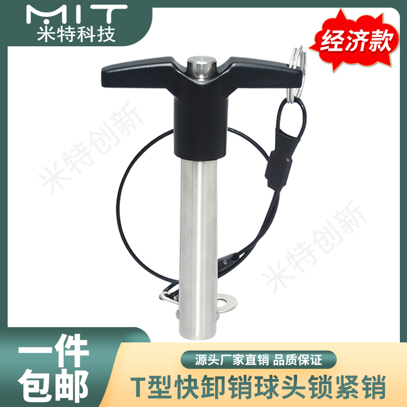 MT193A球头锁紧销T型定位插销直径5/6/8/10/12分度销快锁销弹簧销