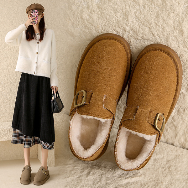 Non-slip keep warm boots for pregnant to go out