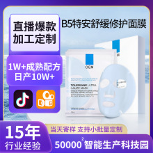 加工抖音同款B5修护面膜补水保湿修复面膜泛红舒缓敏感肌面膜贴