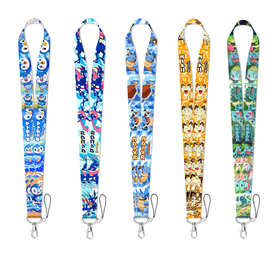 小精灵热门日漫手机挂绳学生饭卡公交门禁证件卡硬壳热销防丢绳子