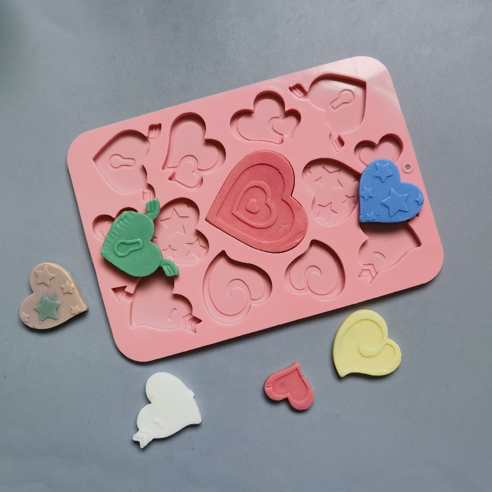 13 incluso más amor 283 molde de silicona pudín molde de postre decoración de pastel de cocina para hornear