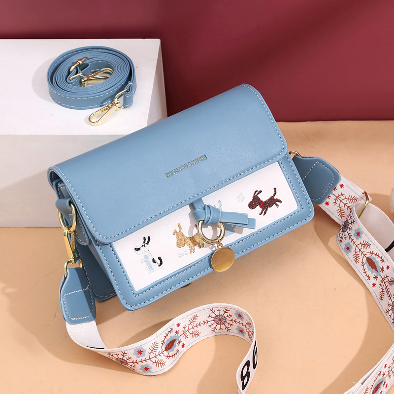 Bolsa de San Valentín bolso de hombro bolso de mochila coreano bolso cuadrado de textura bolso de mujer bagsin viento