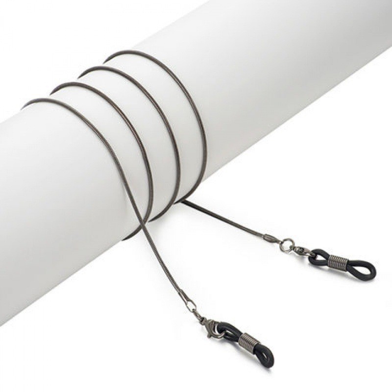 Amazon's New 1.2mm Round Snake Chain Lanyard, Simple Eyeglass Chain for Women, Fashionable and High-End Anti-Slip Accessory