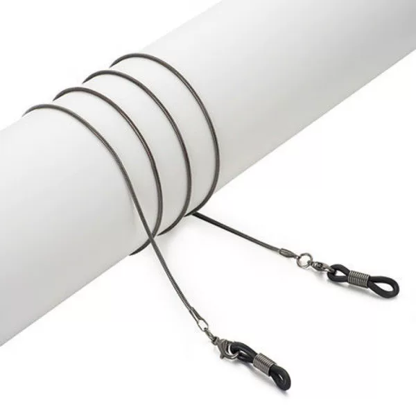 Amazon's New 1.2mm Round Snake Chain Lanyard, Simple Eyeglass Chain for Women, Fashionable and High-End Anti-Slip Accessory