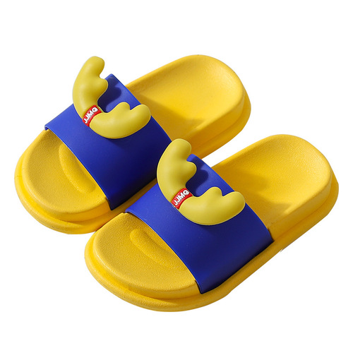 Children's slippers summer boys indoor cartoon household parent-child bathroom children baby non-slip soft bottom sandals for women