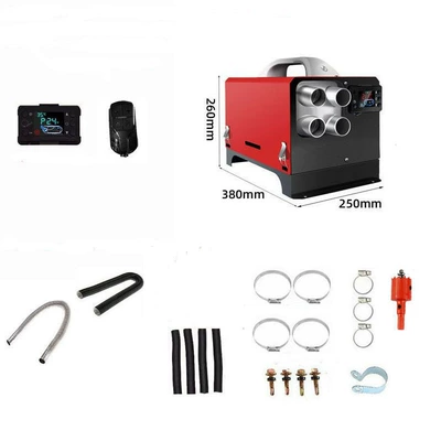 Automotive air conditioning air heater electric vehicle - horizontal-4-hole-aluminum-alloy-12v-operating-voltage