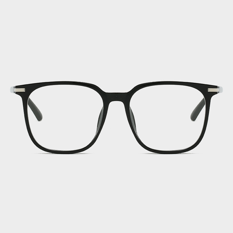 1286 new round frame ultra-light TR90 optical glasses frame black frame net red plain anti-blue light flat glasses tide