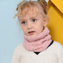 数羊羊一件代发男童女童宝宝羊绒围脖糖果色秋冬洋气韩版羊绒围脖