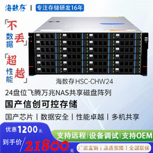 信创国产24盘位海光万兆企事业办公存储HSC-CHW24磁盘阵列
