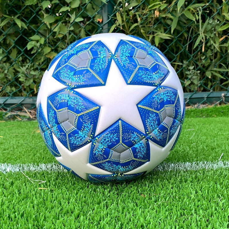 ミシン縫いサッカーフットボールワールドカップヨーロッパカップアメリカカッププレミアリーグ試合トレーニングNo.5 PVCサッカー卸売|undefined