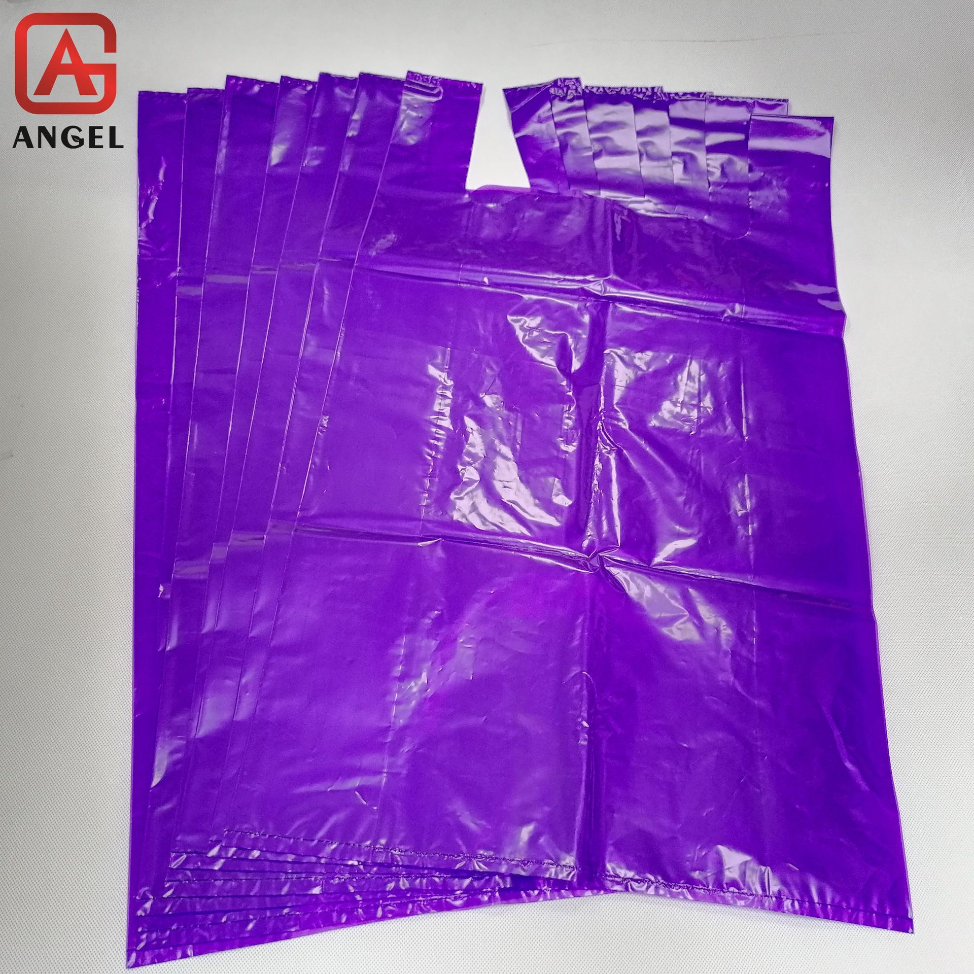 澳杰直销PE塑料袋彩色塑料超市购物袋高强度包装袋