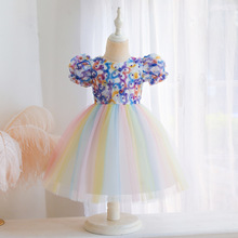 ���R�d�¿�Ů���������Y��0-4�q���׃���ɫ����ȹ girl dress