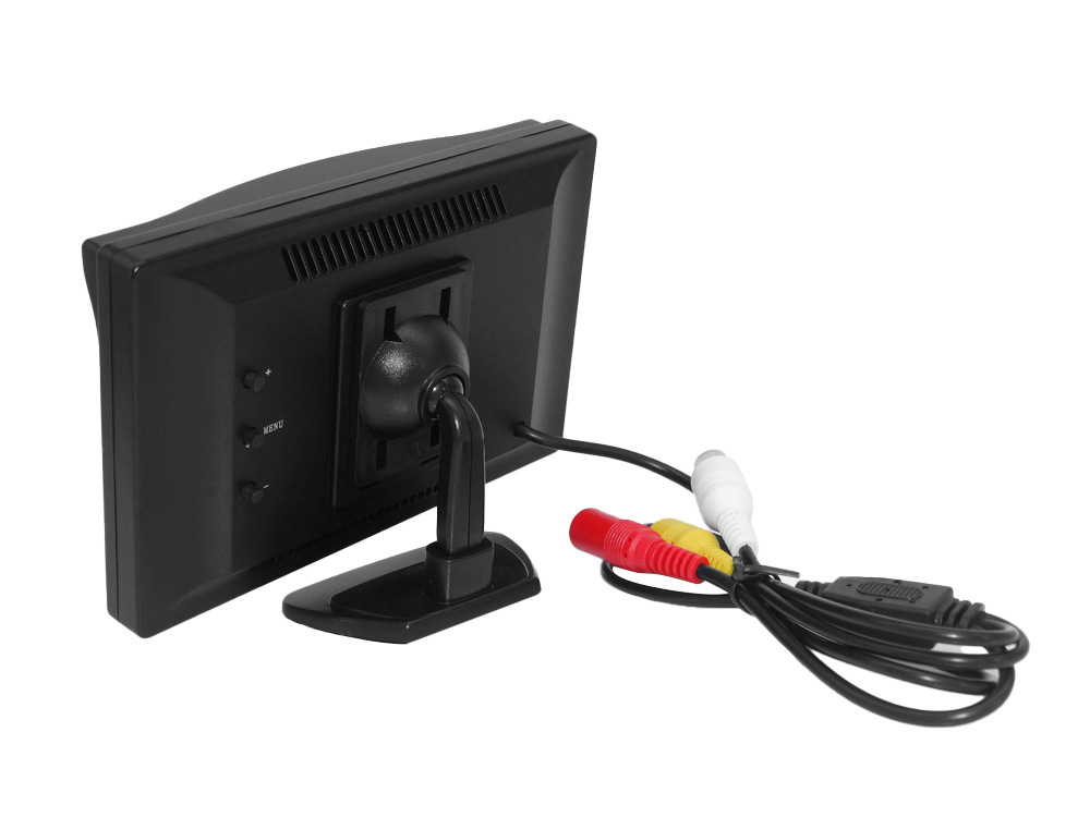 Manufacturer supplies 5inch suction cup monitor HD wireless transmitter receiver license plate 7-inch infrared car camera
