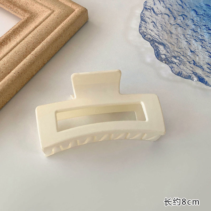 Blanco simple baño pinza de pelo subred rojo estilo coreano nueva placa pinza de pelo de la cabeza accesorios para el cabello temperamento femenino tocado