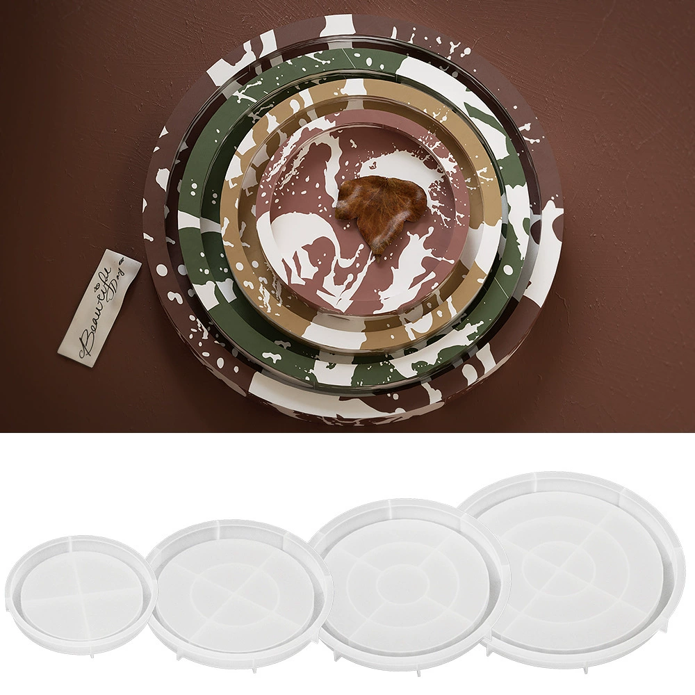 Round storage system, flowerpot, silicone mold, DIY