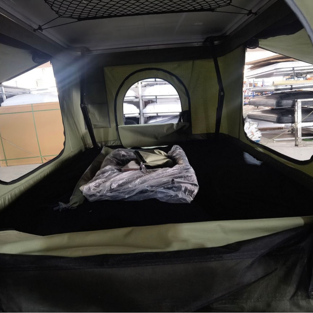 Elevación automática de plástico de plástico de absorción de plástico camping al aire libre lluvia protección solar helicóptero techo de carpa