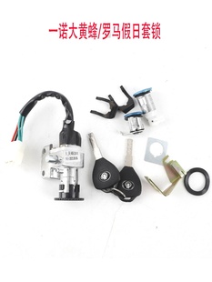 適用摩托電動車電摩羅馬假日VESPA一諾大黃蜂車鎖電門鎖套鎖鑰匙